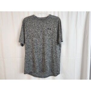 Under Armour Heather Heatgear "The Tech Tee" LE T-Shirt Tech Black Size Large